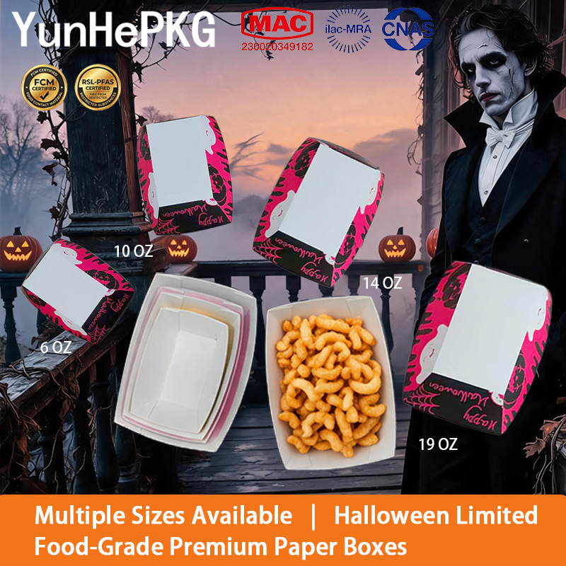 Food Snacks That Are Black - YunHePKG 100 SZT. Papierowe tacki na
