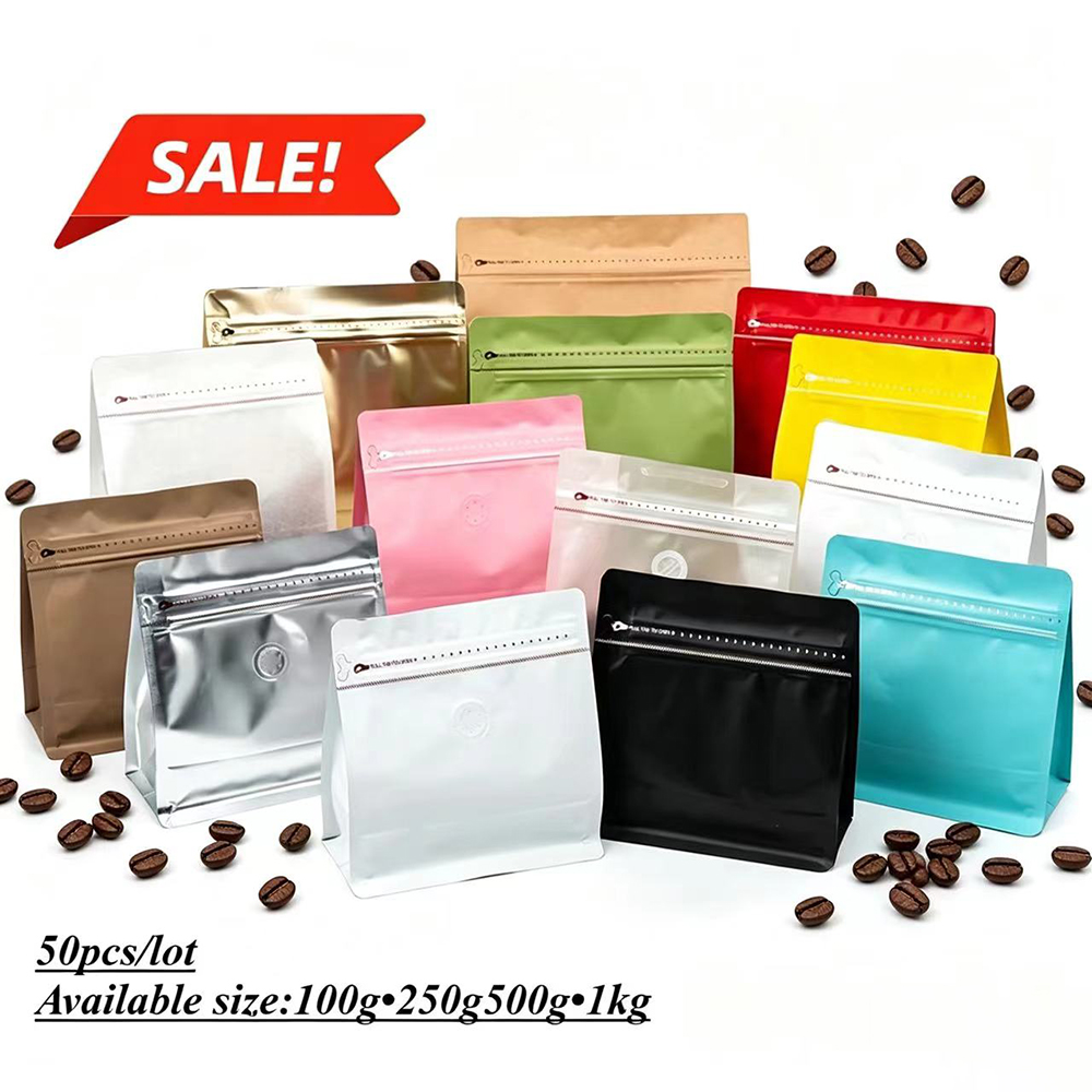 Food Snacks That Are Black - 50szt Matowe czarne folie aluminiowe Mylar