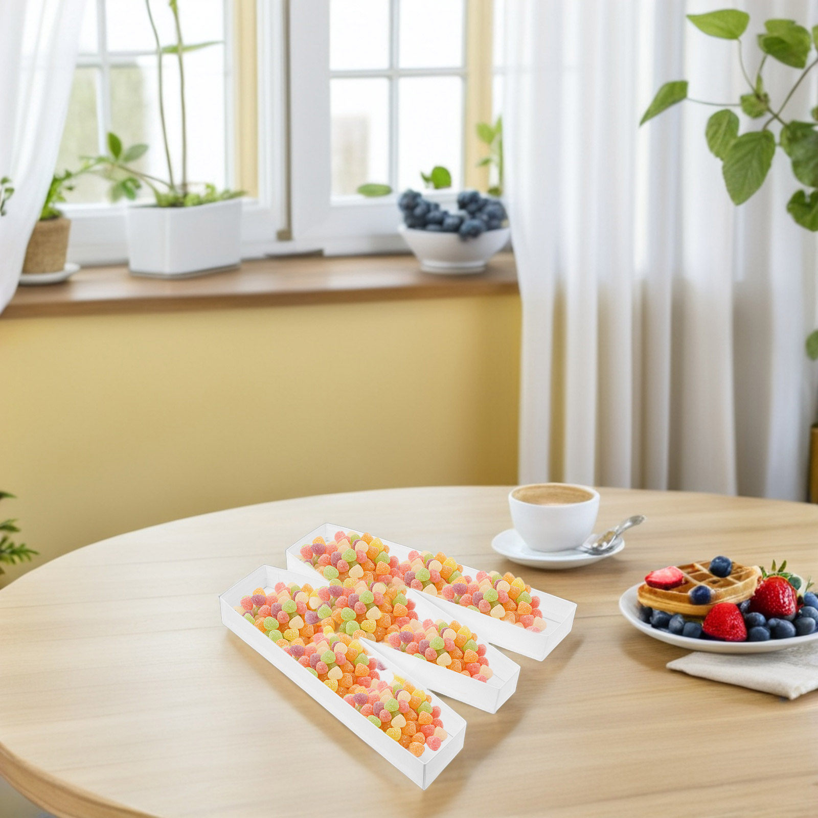 Food Platter Snacks - Taca z literami do serwowania przekąsek,