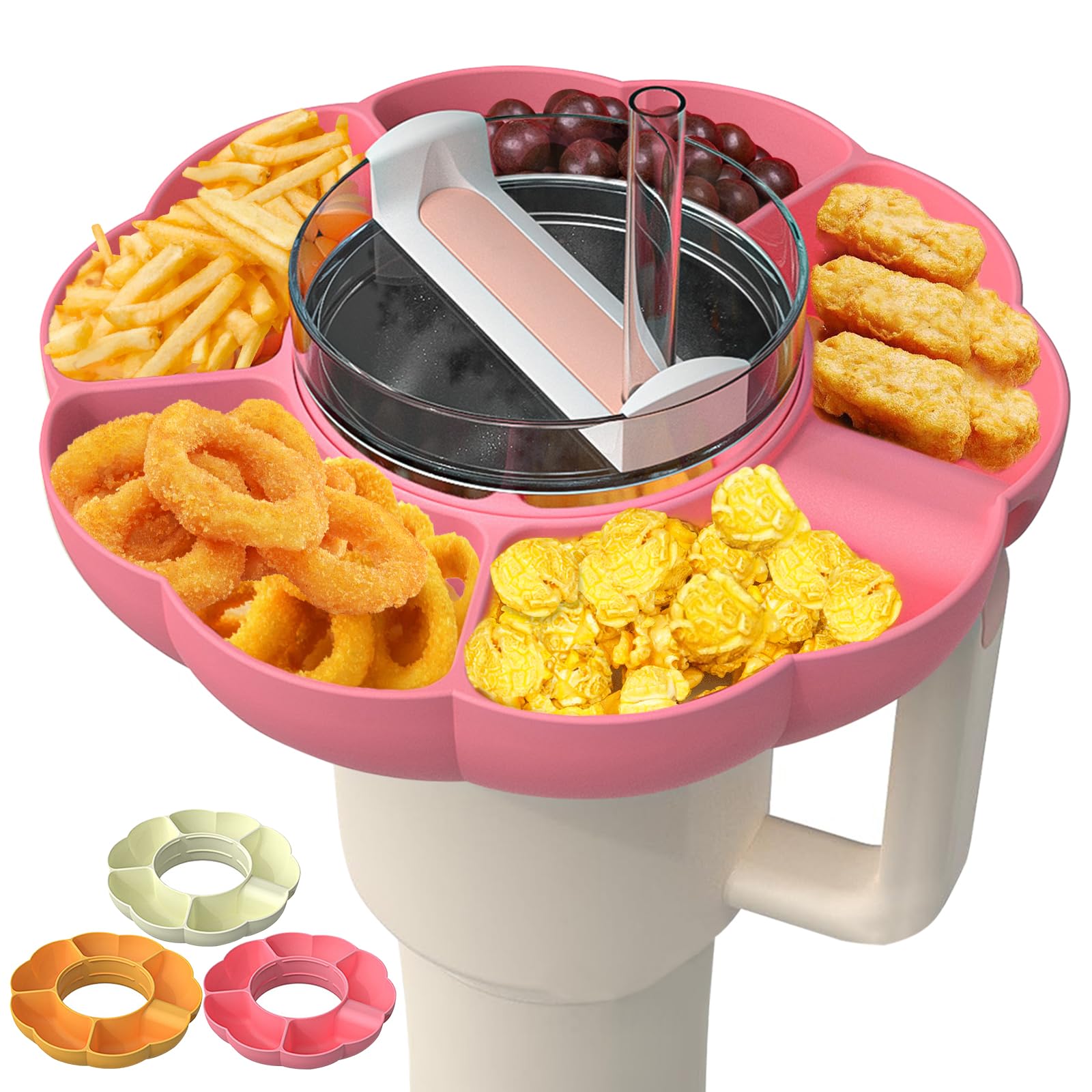 Food Platter Snacks - Silikonowe talerze przekąsek wielokrotnego użytku do