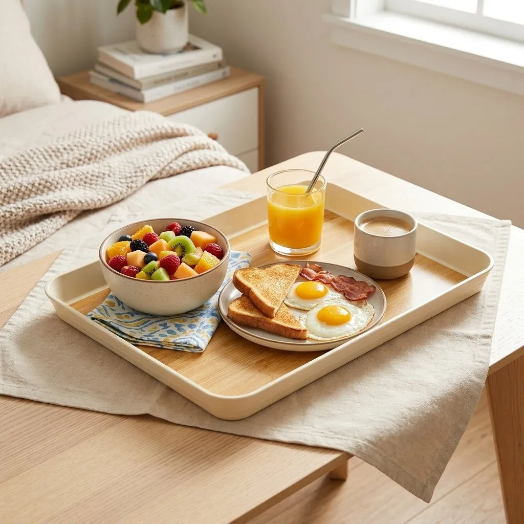 Food Platter Snacks - Plastikowa taca do serwowania z wzorem