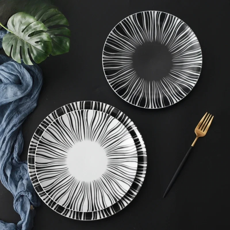 Ceramiczne czarne białe paski  – Food Snacks That Are Black recenzja i cena
