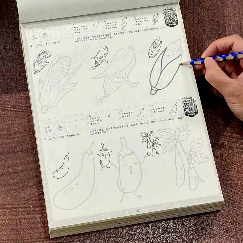 Książka do rysowania i kalkowa – Food Snacks Drawing recenzja i cena