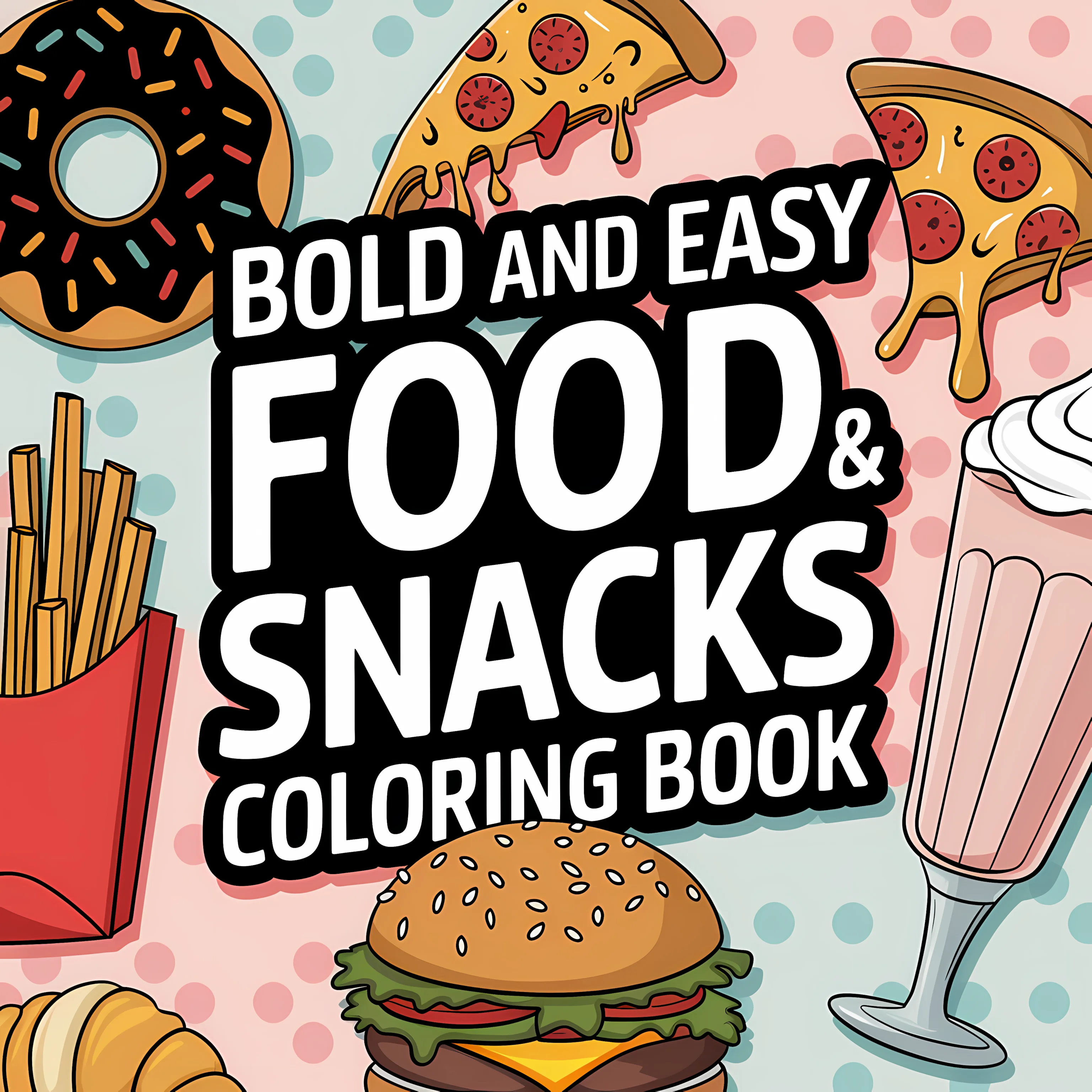 Kolorowanka dla dorosłych z mo – Food Snacks Drawing recenzja i cena