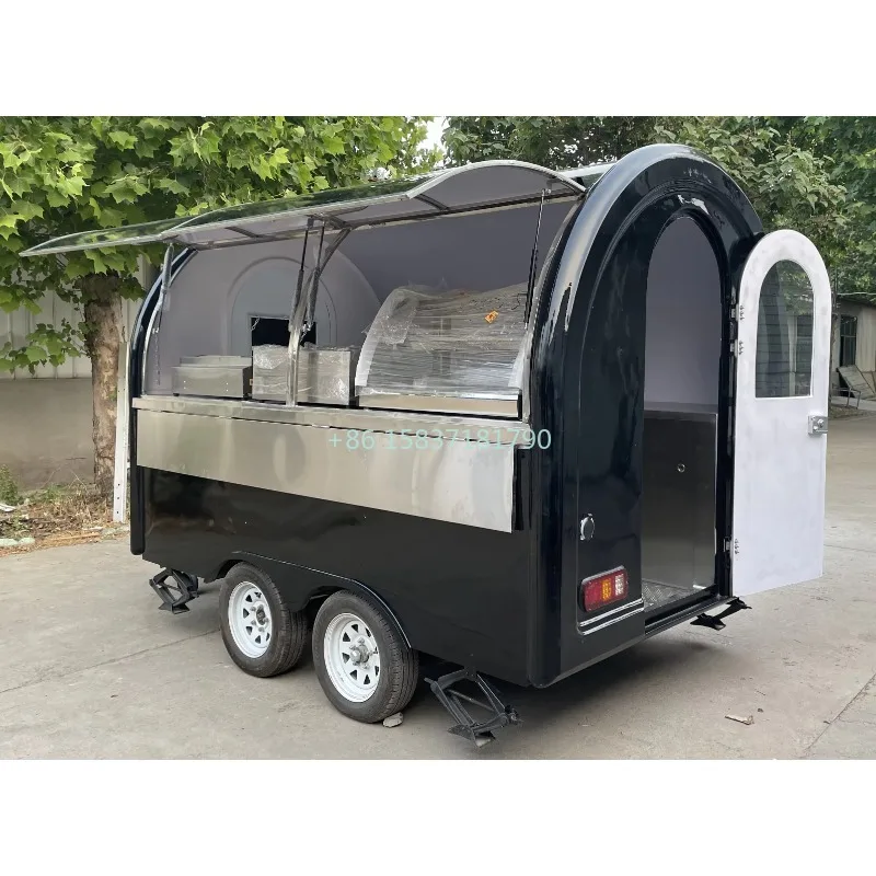 Mała przyczepa food truck, cza – Food Snacks That Are Black recenzja i cena