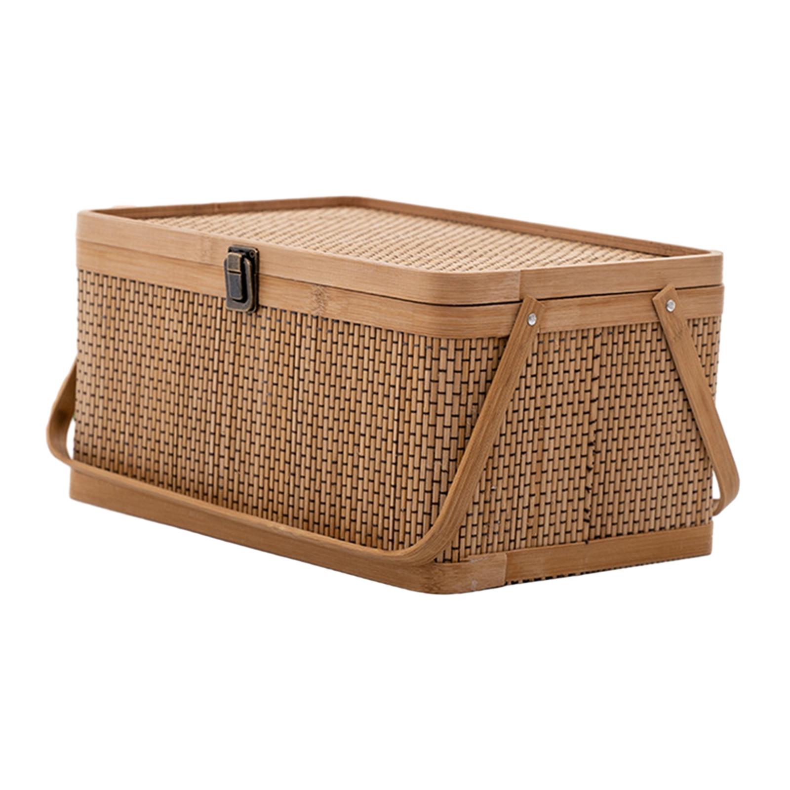 Ręcznie Robiony Bambusowy Kosz – Snacks Food Hamper Basket recenzja i cena