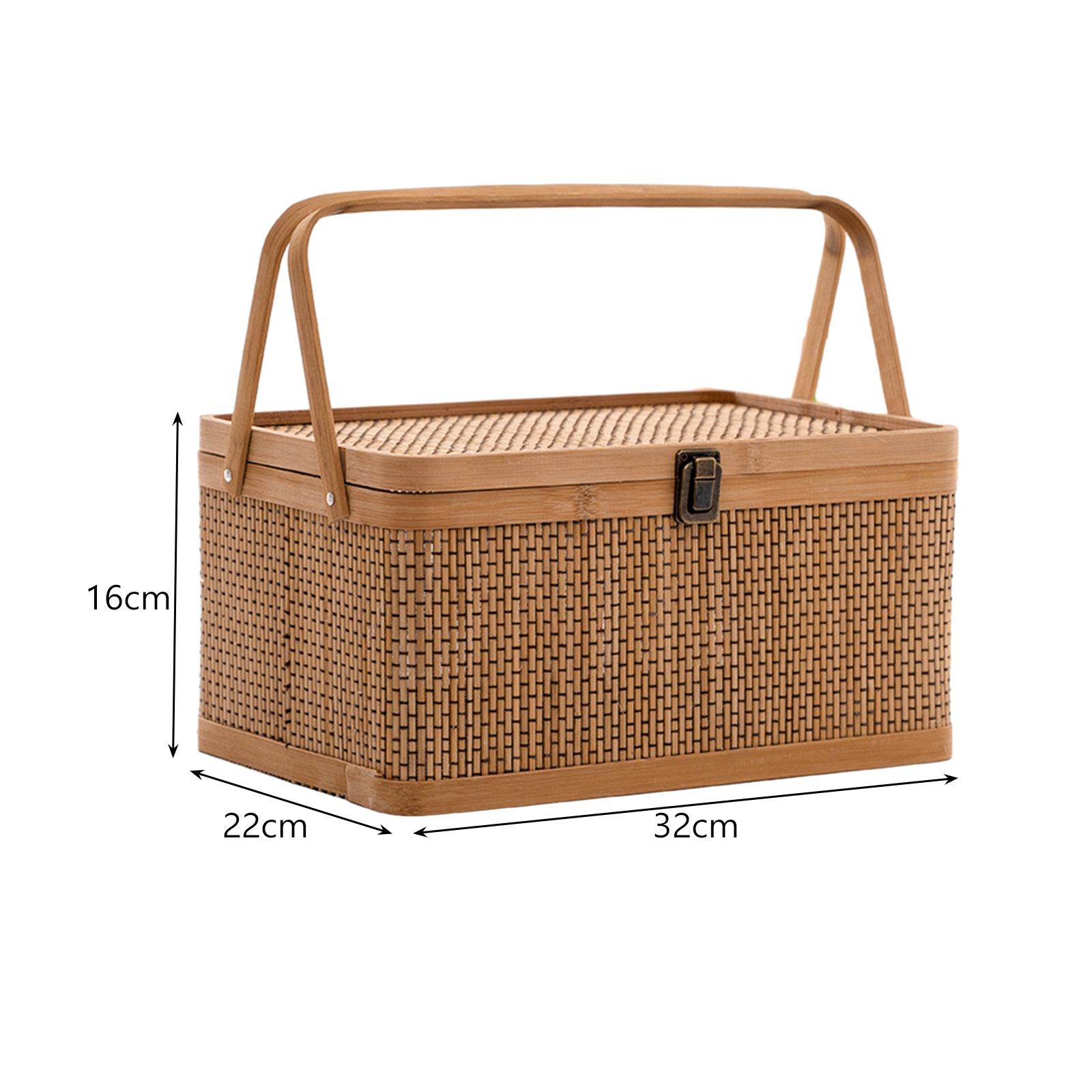 Ręcznie Robiony Bambusowy Kosz – Snacks Food Hamper Basket recenzja i cena