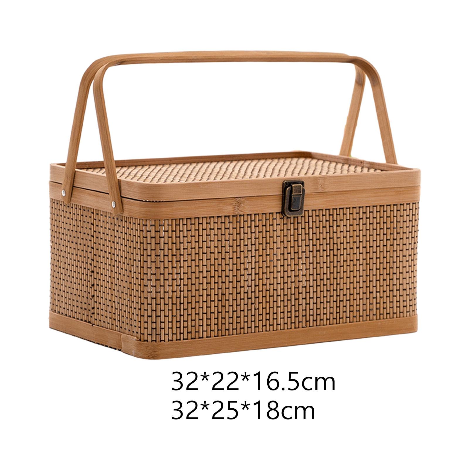 Ręcznie Robiony Bambusowy Kosz – Snacks Food Hamper Basket recenzja i cena