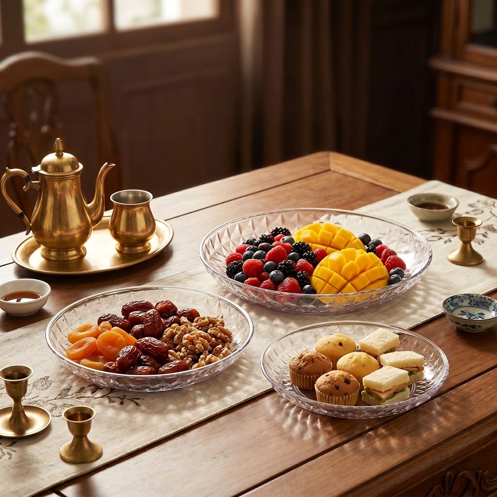 Przezroczysta plastikowa taca  – Food Platter Snacks recenzja i cena
