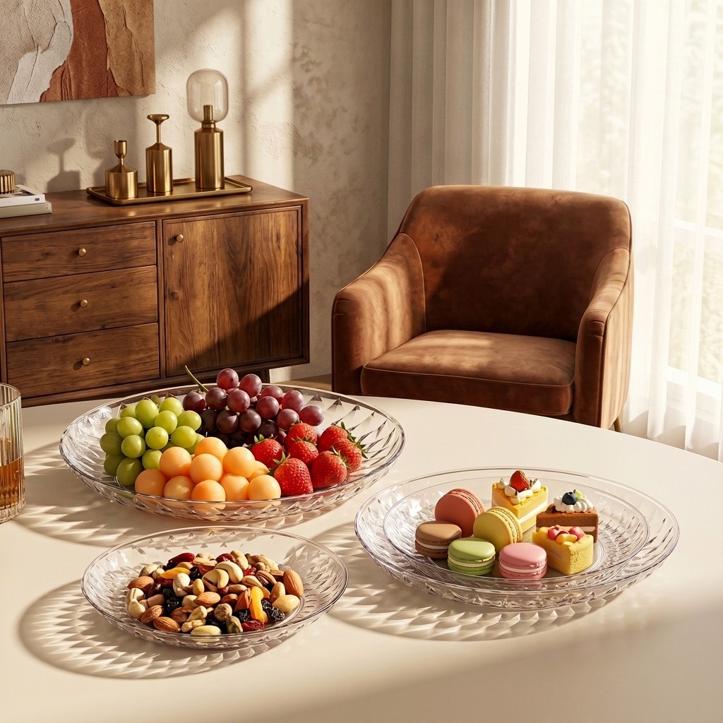Przezroczysta plastikowa taca  – Food Platter Snacks recenzja i cena
