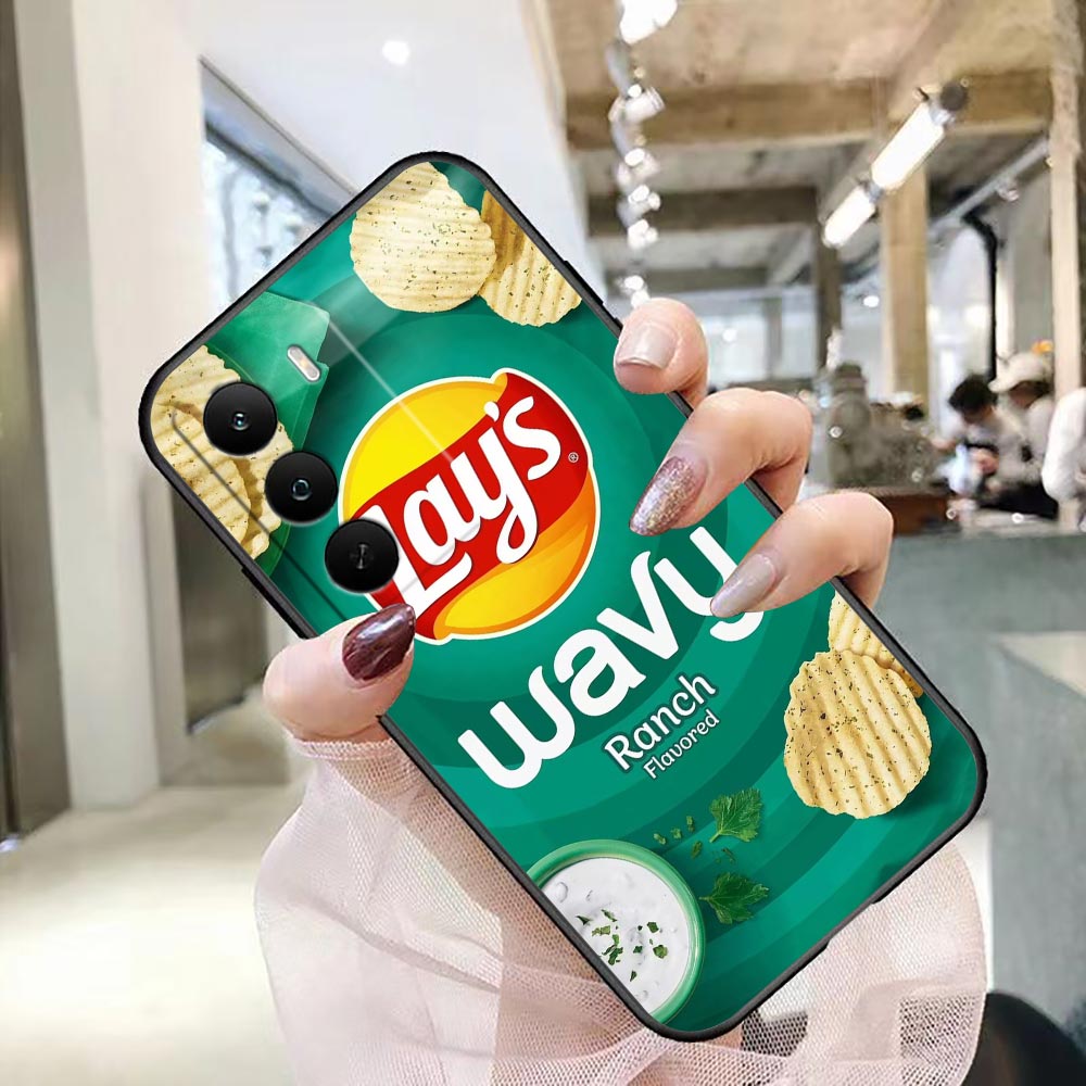 Etui na telefon Realme C100 C1 – Food Snacks Quotes recenzja i cena